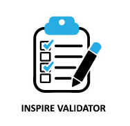 Simbol INSPIRE referentnog validatora.